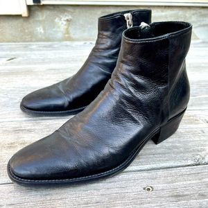John Varvatos Ludlow Boot in Black Leather size 7.5